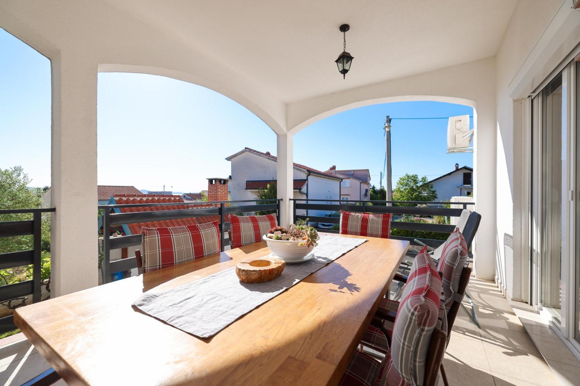 Apartment Pantalon, Big Terrace And Free Parking Задар Экстерьер фото